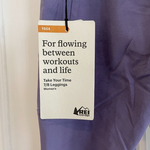 Women's REI Co-op Take Your Time 7/8 Leggings | X-Small | Larkspur | NWT - Picture 7 of 12